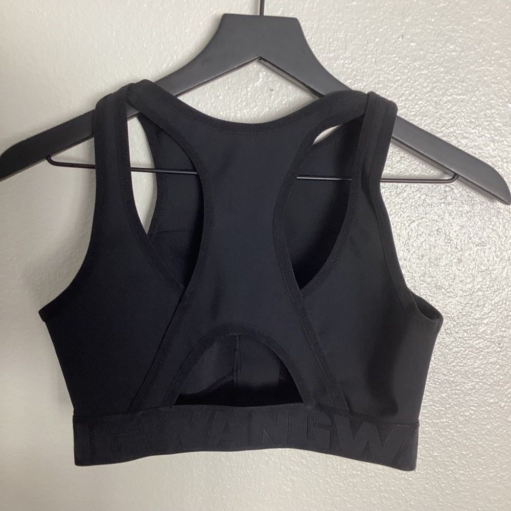 Alexander Wang Sports Bra X H&M Black Logo Size 6 - Picture 10 of 13
